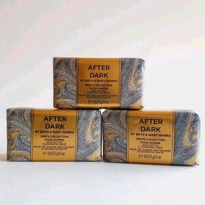 Bath & Body Works After Dark Men's Collection Cleansing Bar 5 oz. Set of 3.